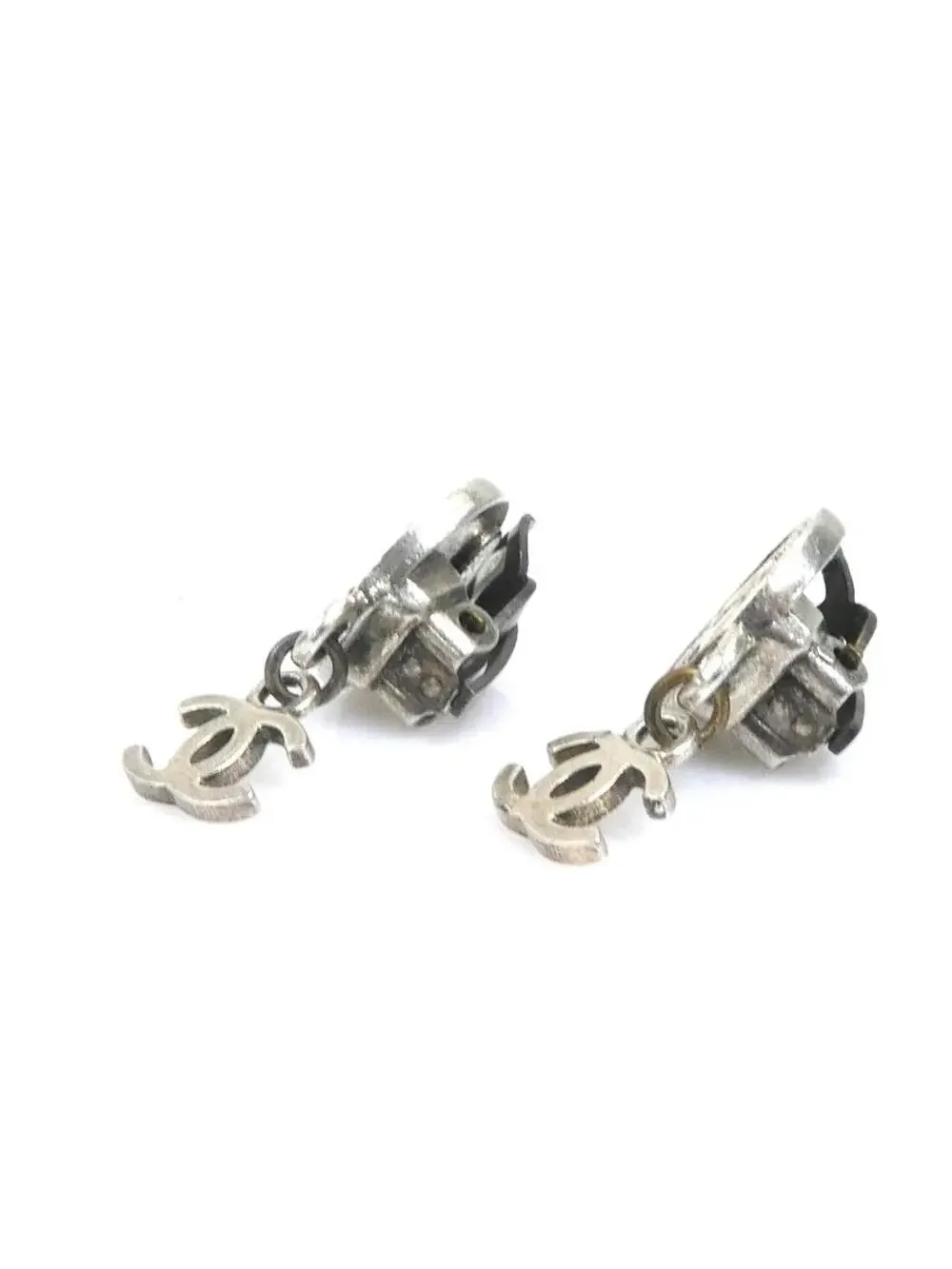 Auth Chanel Vintage Medallion Clip On #307823C31B